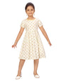 Aarika Girls White Color Cotton Blend Frock And Dresses (Fk-K-430-White-30)