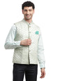 Turtle Men Polyester Grey Nehru Jacket