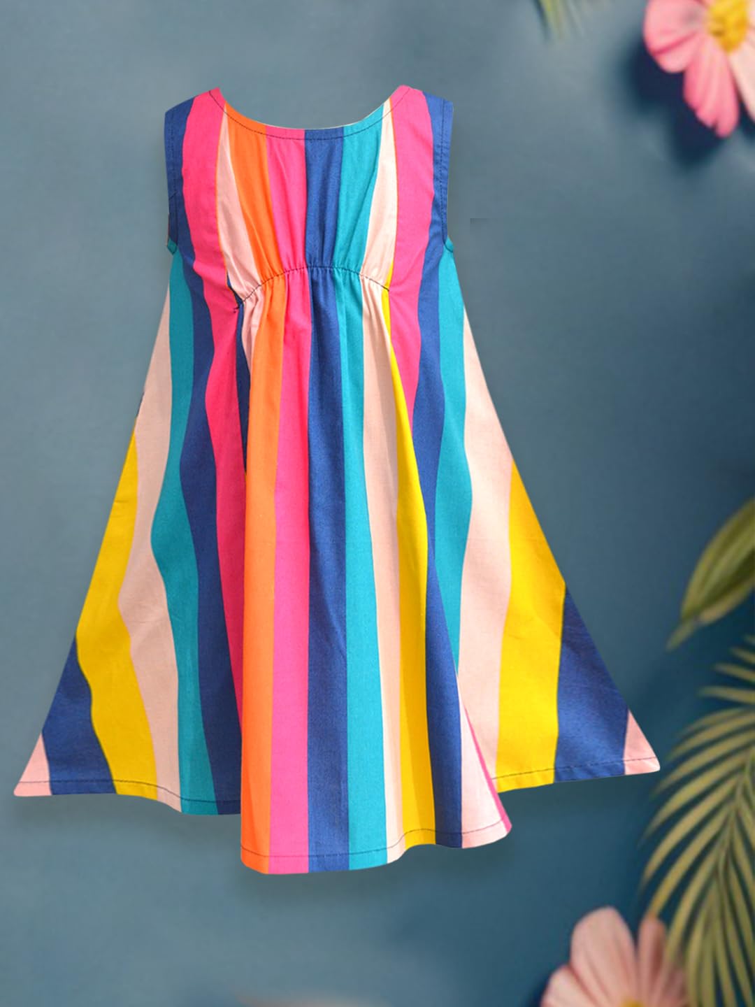 A.T.U.N. (ALL THINGS UBER NICE) Glow Rainbow A-Line Dress for Girls