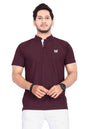 Baghadbillo MenS And BoyS Polyster T-Shirt With Mandarin Collared Neck Half Sleeves Closuer Button And Regular Fit | Polo T Sh