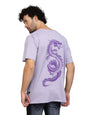 Rigo Back Printed Half Sleeves Round Neck Oversized T-Shirt for Men | Drop Shoulder T-Shirt for Men | Loose Baggy Fit T-Shirt fo