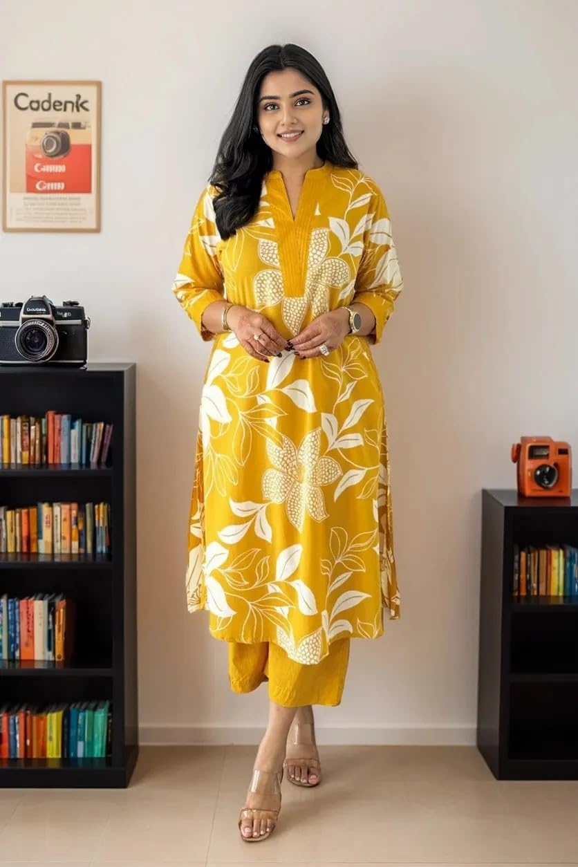 Fashion Basket Wedani Cotton Printed Kurta Set For Women