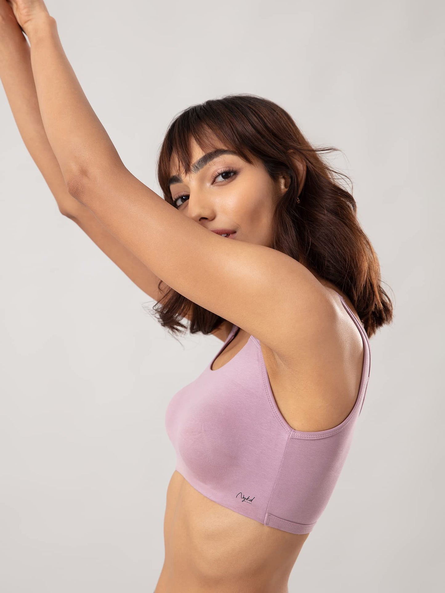 NYKD Soft Cup Easy Peasy Slip On Everyday Bra for Women, Wireless, Full Coverage, Support Shaper, Non Padded Sports Bra Bra, NYB