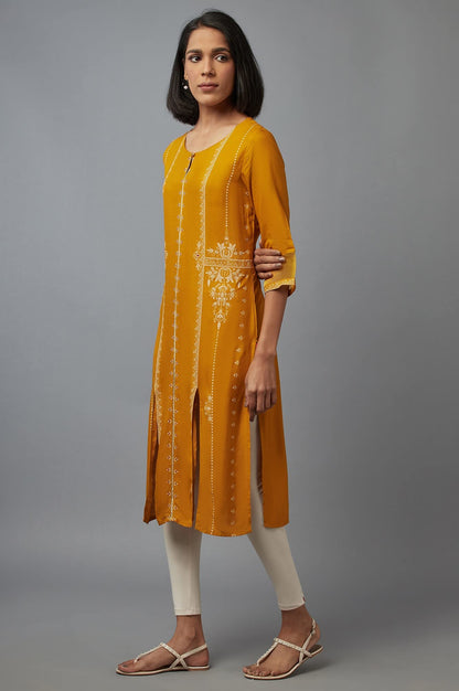 W for Woman Women's Viscose Regular Fit Regular Kurta