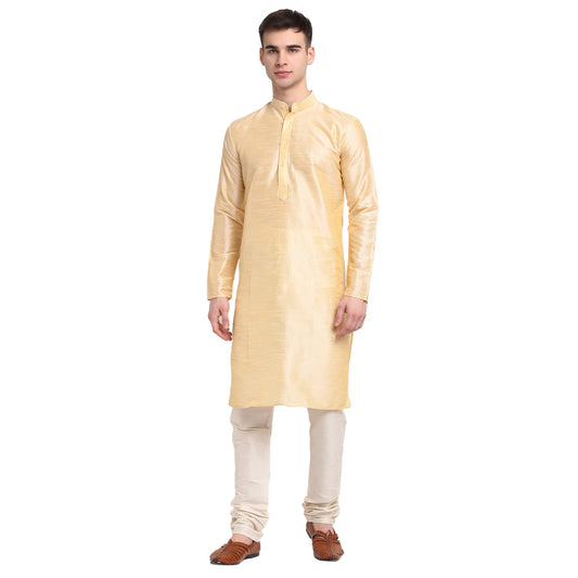 Jompers Mens & Solid Kurta Churidar Set