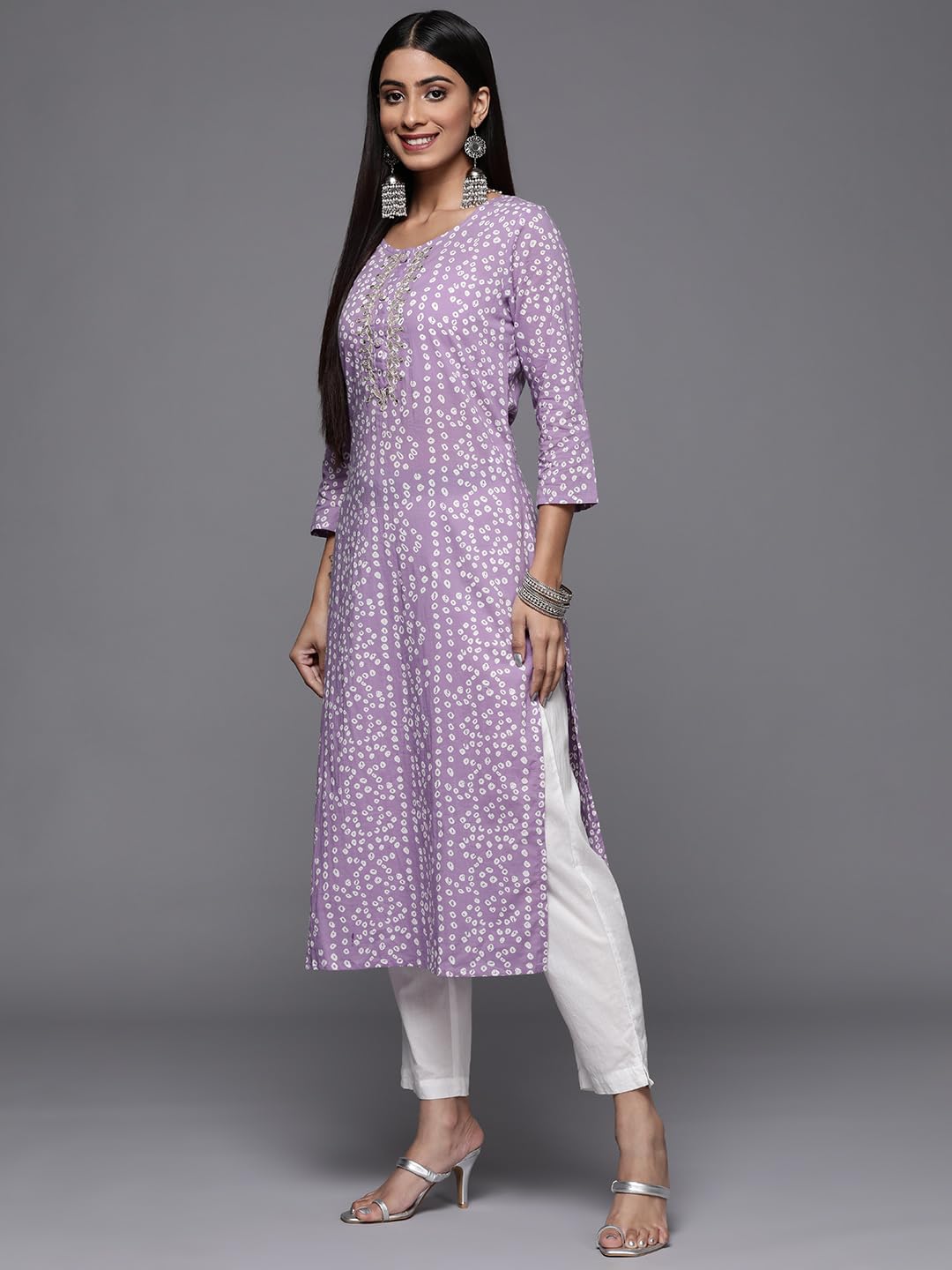 Varanga WomenS Cotton Kurta  Soft, Comfortable, And Stylish Ethnic Wear For Everyday Casual And Semi-Formal Occasions Purple