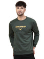 Rigo Cotton Fleece Casual Wear Printed Round Neck Sweatshirt for Men | Full Sleeves Regular Fit Sweatshirt for Men | Pullover Ho