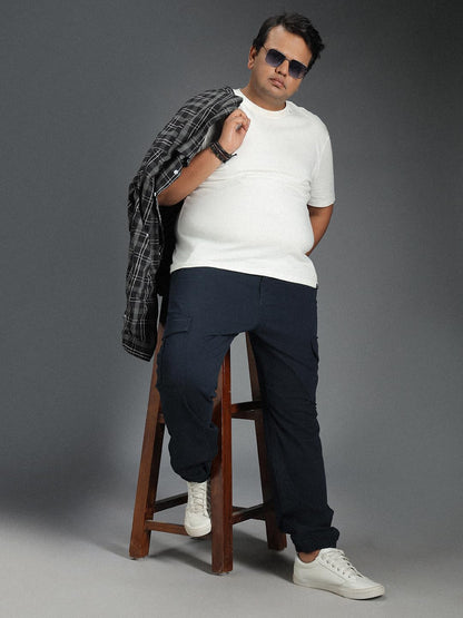 High Star MenS Regular Casual Pants (Hsmwts2405P_Blue