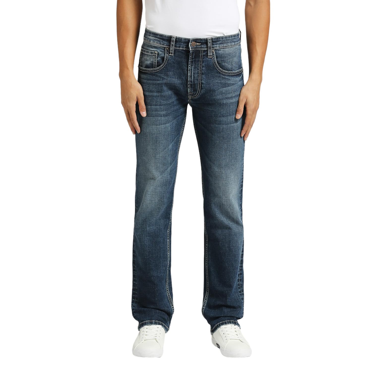 Pepe Jeans MenS Regular Jeans (Pm207893J673_Med Used_Mid Indigo Blue