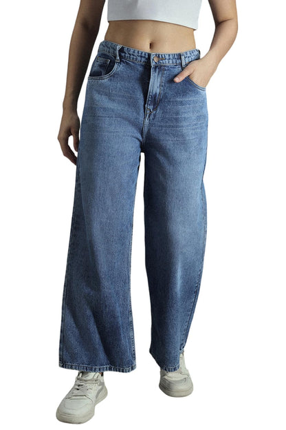 High Star WomenS Regular Jeans (Hswjns2401_Ig2_Blue_5