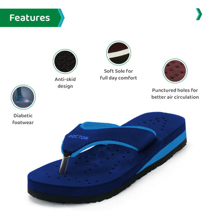 Ortho Joy Doctor Orthopedic Soft Slippers For Ladies Daily Use/Mcr Chappals For Women/Ortho Slippers Women