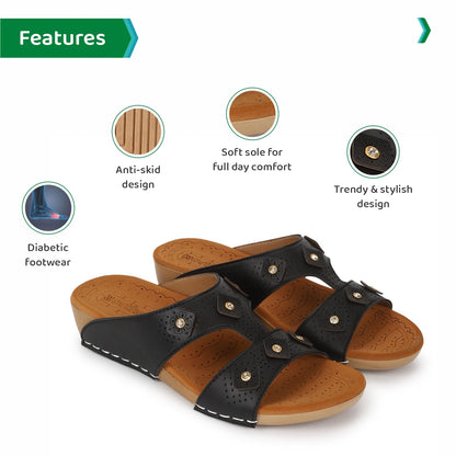 Ortho Joy Doctor Slipper For Women Fancy || Orthopedic WomenS Slipper || Comfortable Regular Wear Slippers For Women