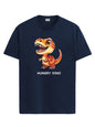 ADRO T Shirts for Boys & Girls || Dinosaur Printed T-Shirt || Ages 3-14 || 100% Cotton Round Neck Tshirt for Boys & Girls||KRN-D