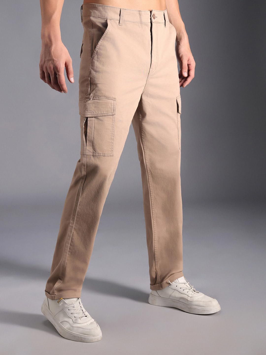 High Star MenS Classic Casual Pants (Hsmwts2404_Tp_Taupe