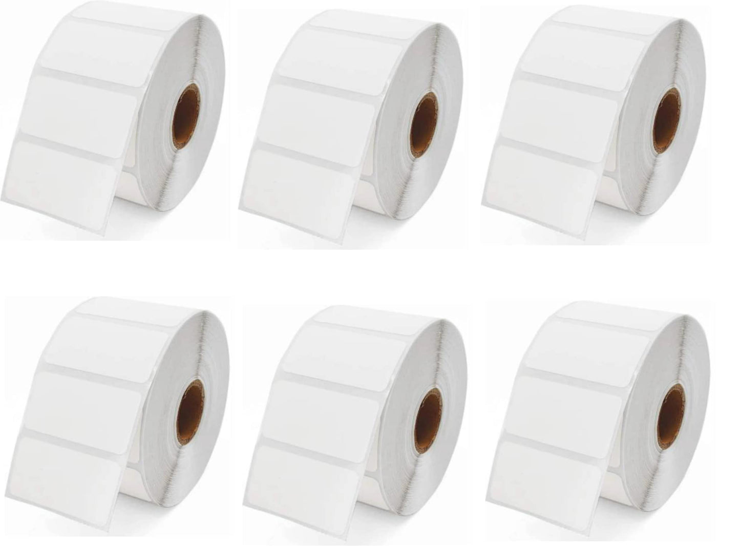 True-Ally 50x25 Thermal Sticker Label 2x1 inch (50mm x 25mm) Direct Thermal Barcode MRP Sticker Labels  400 Labels/Roll Designed