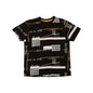 Pepe Jeans Printed Jersey Crew Neck Boys T-Shirt (Black, 8 To 10 Years)