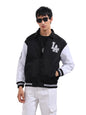 The Indian Garage Co Mens Relaxed Fit Applique Varsity Sweater