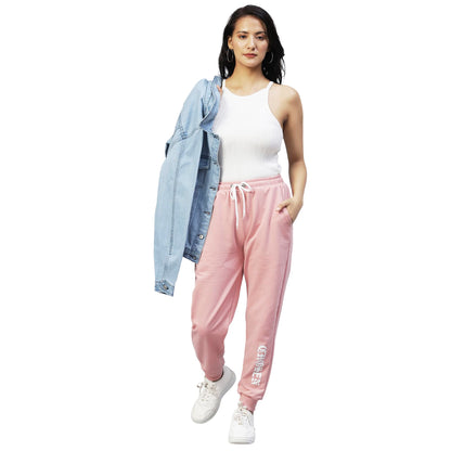 Rigo Regular Fit Terry Joggers for Women | Stretchable Straight Relaxed Fit Track Pants for Women | Stylish Joggers for Women |