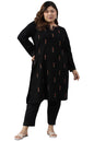 W for Woman for Women Acrylic Embroidered Winter Kurta