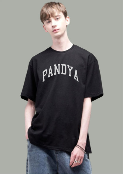 Uniplanet Store BoyS Cotton T Shirt With Half Sleeves Round Neck Line Graphic Prints Oversized Fit And Standard Length Black