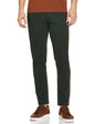 The Indian Garage Co Men Slim Fit Solid Mid-Rise Stretchable Chinos Jungle Green