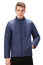 Dennis Lingo Men Solid Polyester Regular Fit Full Sleeves Puffer Jacket