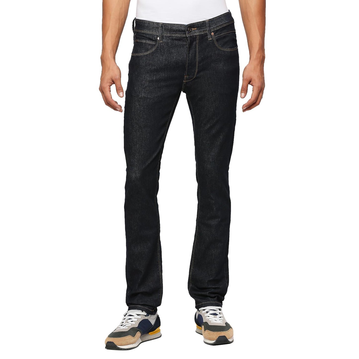 Pepe Jeans MenS Slim Jeans (Pm207452Aa03_Raw_Dark Indigo Blue