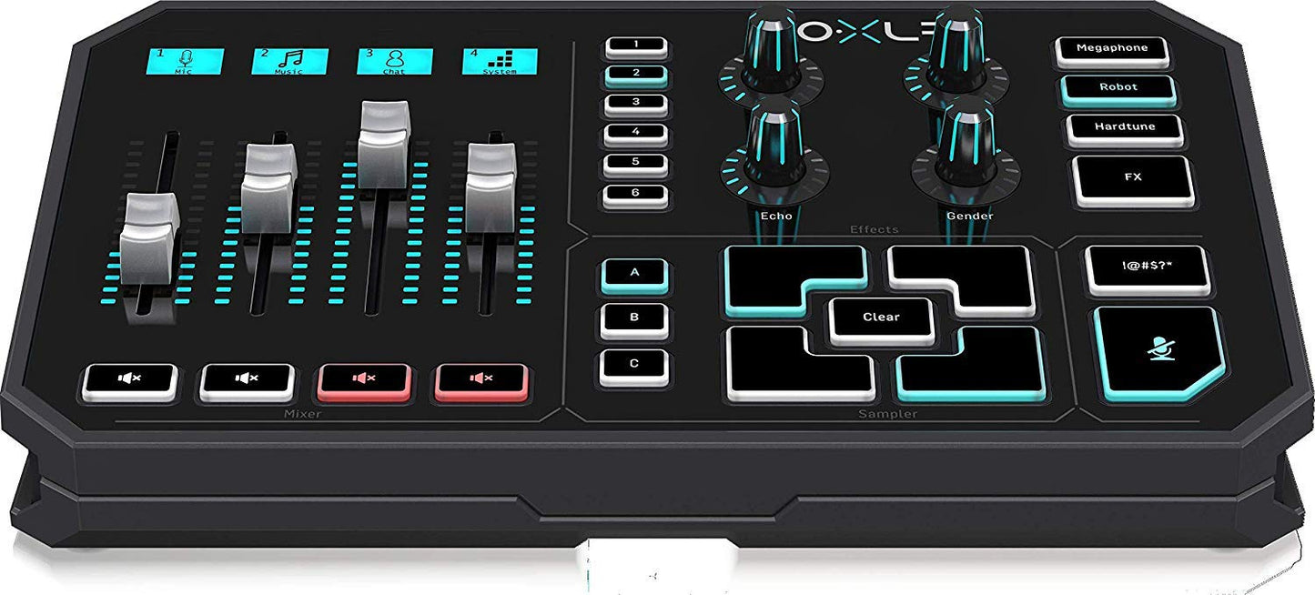 TC-Helicon GoXLR Revolutionary Online Broadcaster Platform with 4-Channel Mixer, Motorized Faders, Sound Board and Vocal Effects