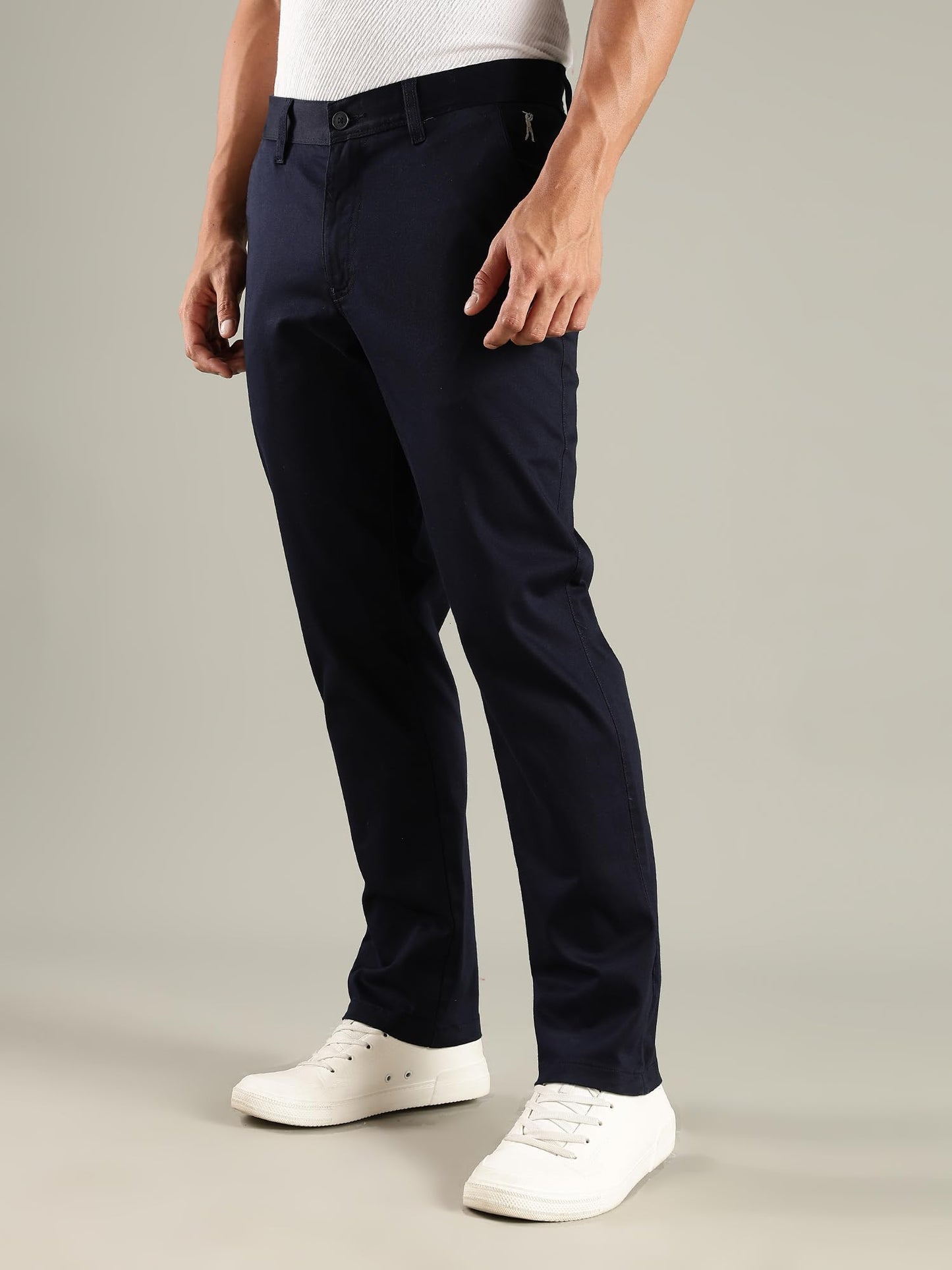 Thomas Scott Mens | Solid | Regular Fit | Premiun Cotton | 4 Pocket | Formal wear Trouser | Casual Chino | Pants for Men (Avail