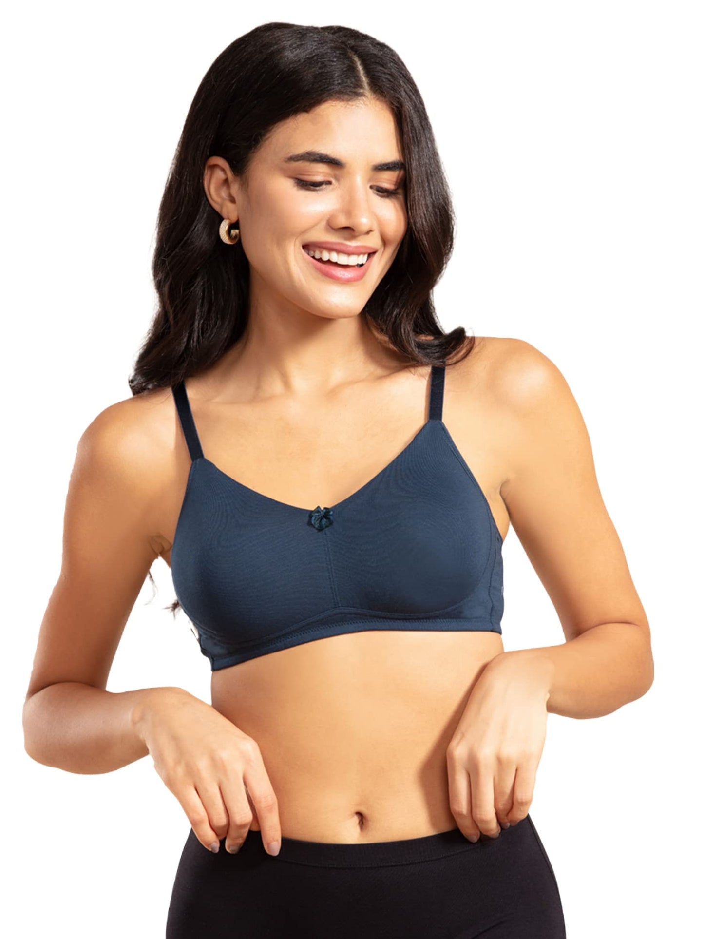 Nykd (Nyb105 Cotton Non Padded & Non Wired Everyday Bra For Women | Full Coverage Bra With No Sweat & Breast Separating Feature