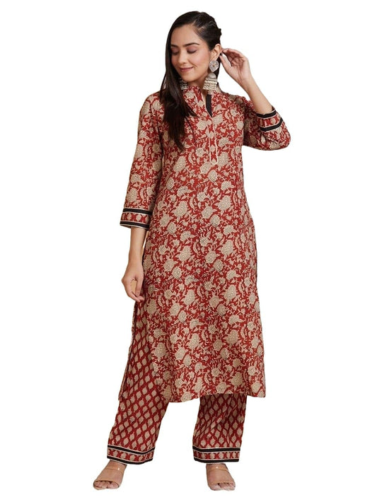 Lookmark Kurta Set: Fashion Fusion At Its Finest! Experience The Perfect Blend Of Fashion And Tradition With Our Printed Sets! M
