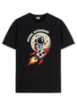 ADRO T Shirts for Boys & Girls | Astronaut Printed T-Shirt | Ages 3-14 | 100% Cotton Round Neck Tshirt for Boys |KRN-L2-ASTRO-BL