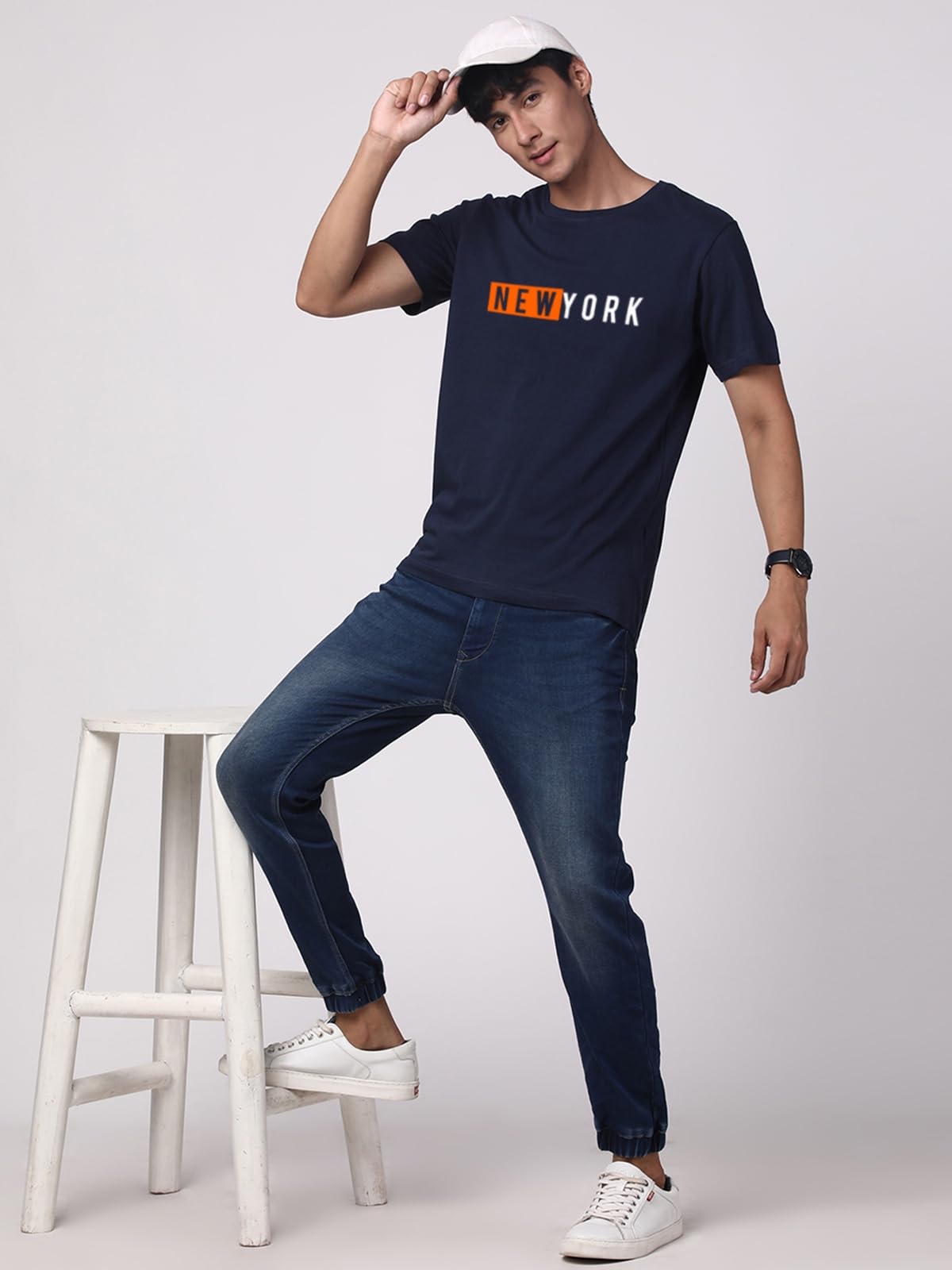 ADRO Tshirt for Men | Printed T Shirt for Men | 100% Cotton T-Shirt |Printed T Shirt | T-Shirts | RN24-NKY