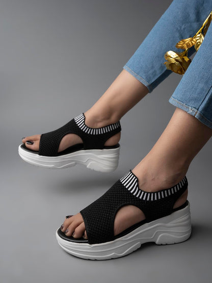 Shoetopia Flatforms Sandals For Women & Girls