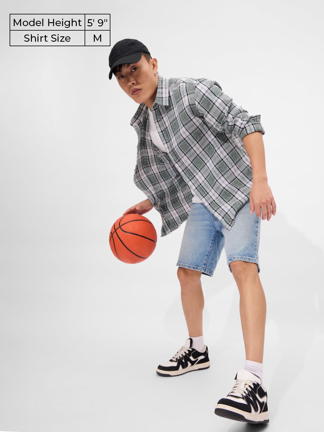 The Souled Store Plaid: Fern Grid Men and Boys Long Sleeves Collared Neck Button Front Cotton Relaxed Shirts