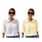 Toplot Shirt For Women || V-Collar Solid Crop For Woman || Half Sleeves For Women || Oversized Shirt For Woman (V-Crop-Shirt-518