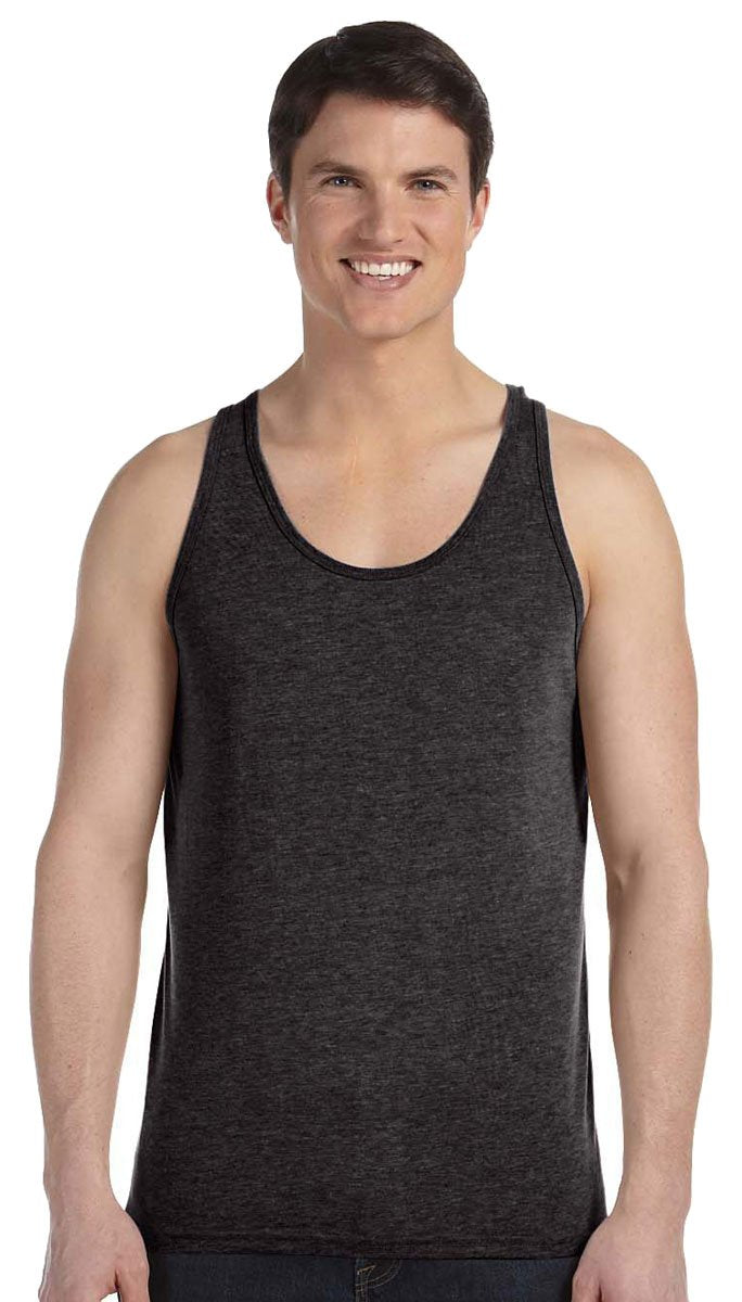 BELLA+CANVAS Womens Jersey Tank Top (3480) Char-Black trib m