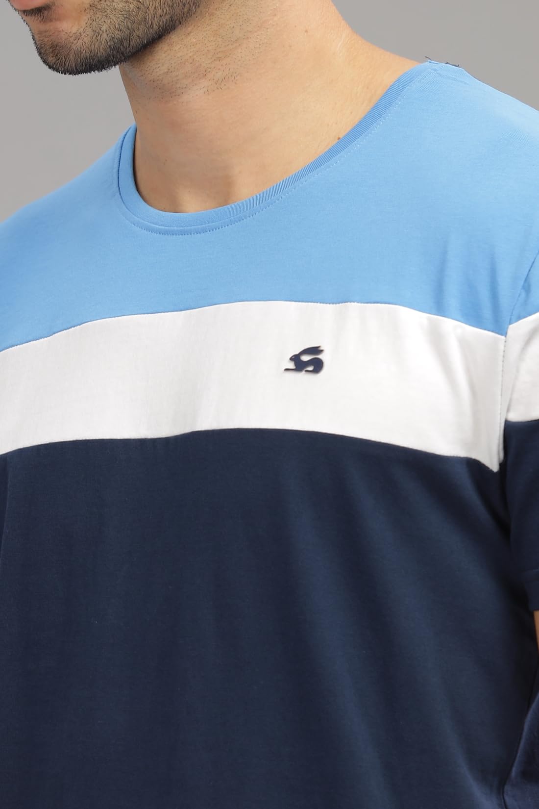 ADRO Tshirt for MenMulti Color T-Shirt for MenCotton T-ShirtMens TshirtRN8-24-SKWHNB