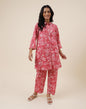 Fabindia Pink Cotton Blend Printed Set (XS) - 2112920PINK