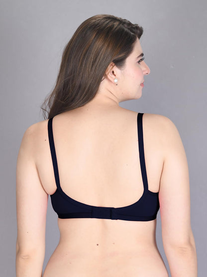 Lux Venus Full Coverage Support Mesh With Adjustable Strap Navy