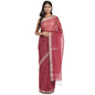 Fabindia Women Cotton Silk Abstract Sari Pink_Freesize