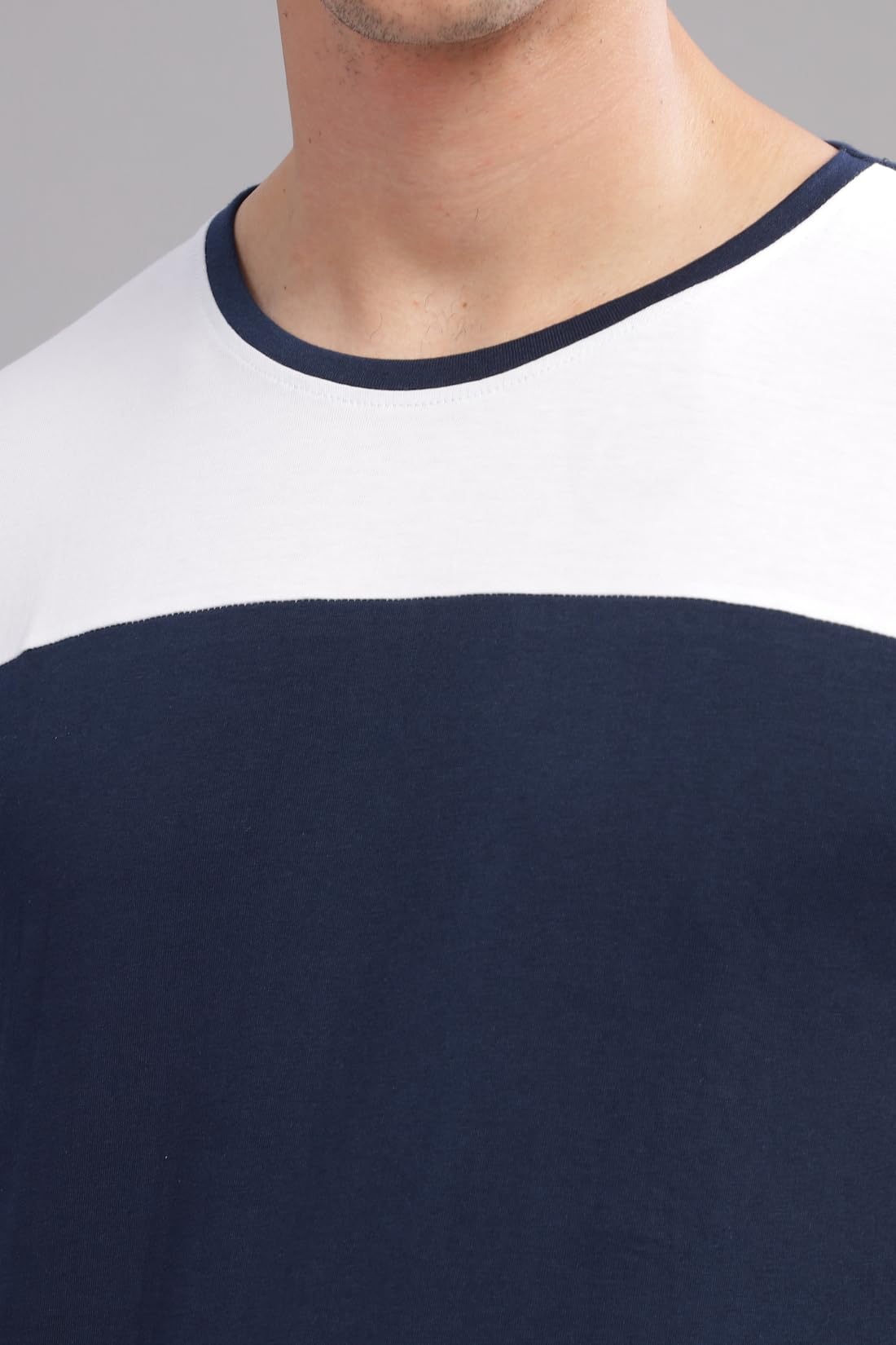 ADRO Full Sleeve Tshirt for Men | Colorblock T Shirt for Men | 100% Cotton Tshirt | Full Sleeve T-Shirt | Mens Full Sleeves T Sh