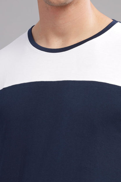 ADRO Full Sleeve Tshirt for Men | Colorblock T Shirt for Men | 100% Cotton Tshirt | Full Sleeve T-Shirt | Mens Full Sleeves T Sh