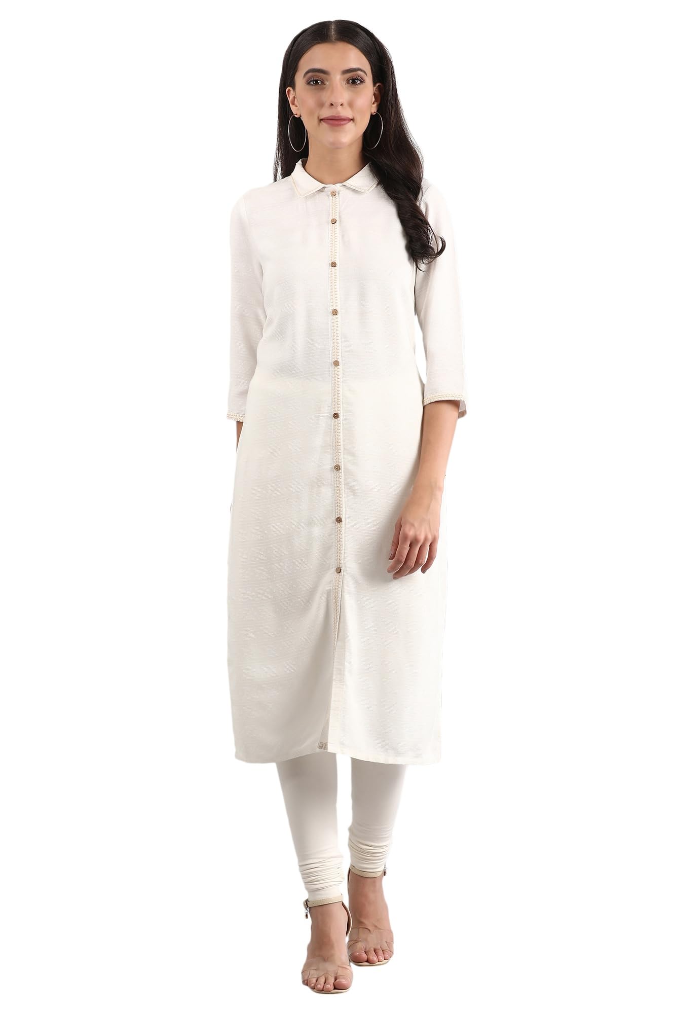 Aurelia Womens Solid Kurta