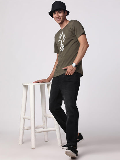 ADRO Tshirt for Men | Printed T Shirt for Men | 100% Cotton T-Shirt |Printed T Shirt | T-Shirts | RN24-GOK