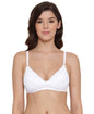 Lyra Lux 501 Plunge Underwired Everyday Bra (White)