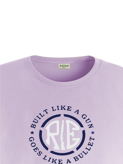 ADRO Tshirt for Men | Printed T Shirt for Men | 100% Cotton T-Shirt |Printed T Shirt | T-Shirts | RN24-BUL-PU