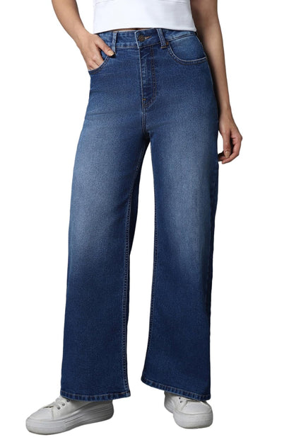 High Star WomenS Wide Leg Fit Jeans