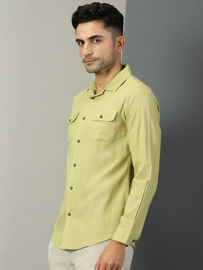 Thomas Scott Double Pocket Regular Fit Long Sleeve Casual Tshirt for Mens