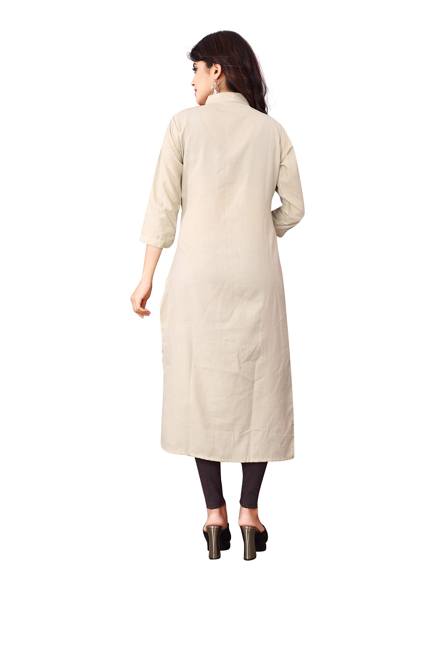 OM SAI LATEST CREATION Women's Rayon Printed Full Stitched Kurti/Kurta and Bottom Set with Pent (Leggings) for Women & Girls